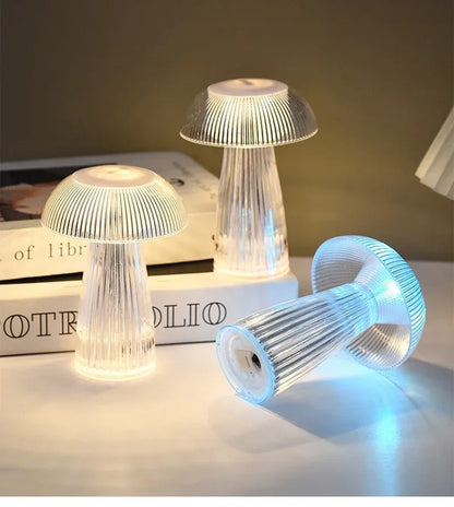 Jellyfish Night Lights Creative Mushroom Atmosphere Table Lamps