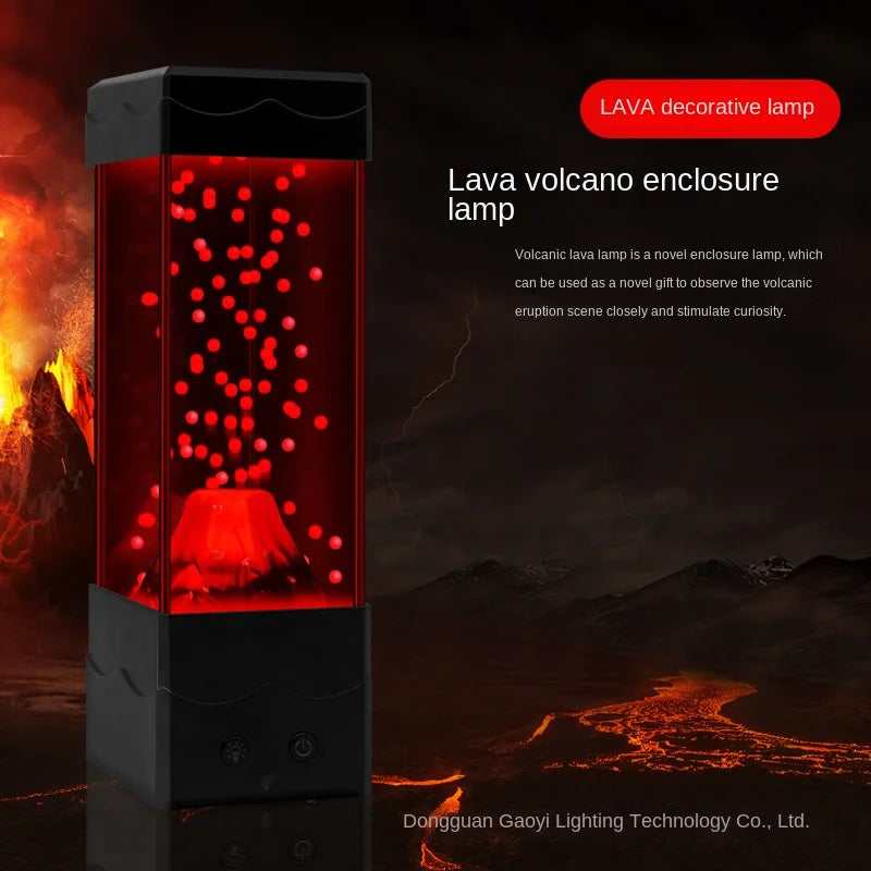 LED Lava Volcano Light Home Decoration Night Light