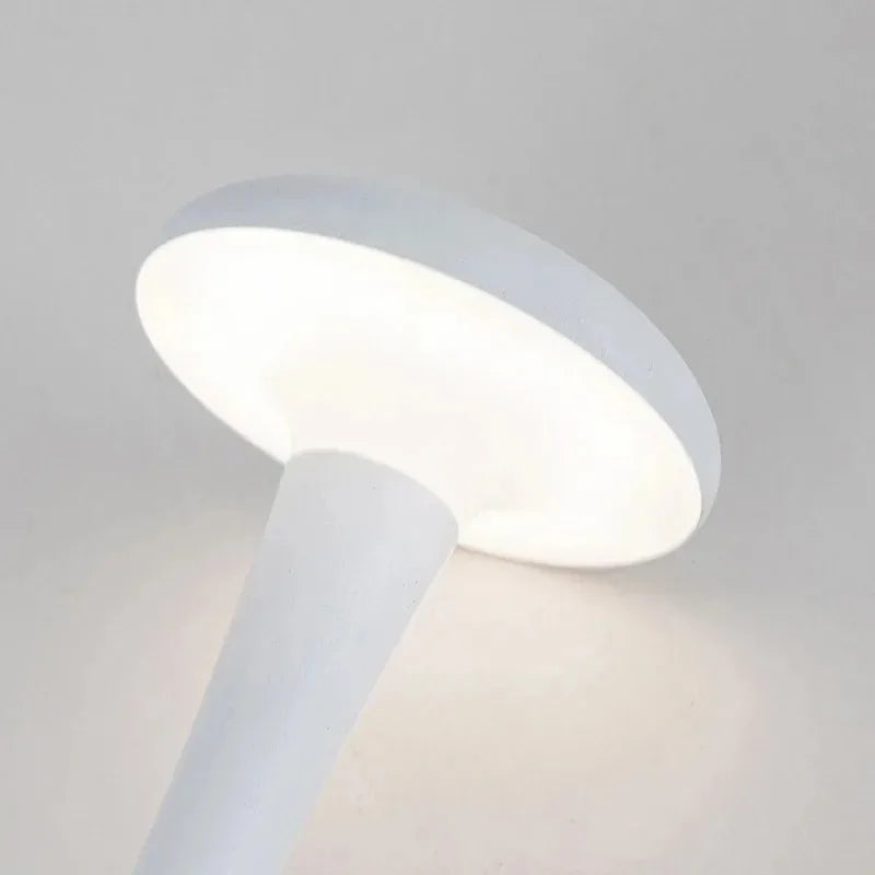 Wireless Lamp Mushroom Rechargeable Night Light Table Lamp