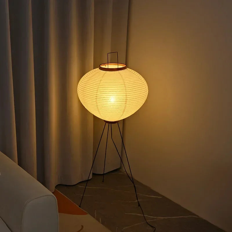 Japanese Noguchi Akari Rice Paper Floor Lamp