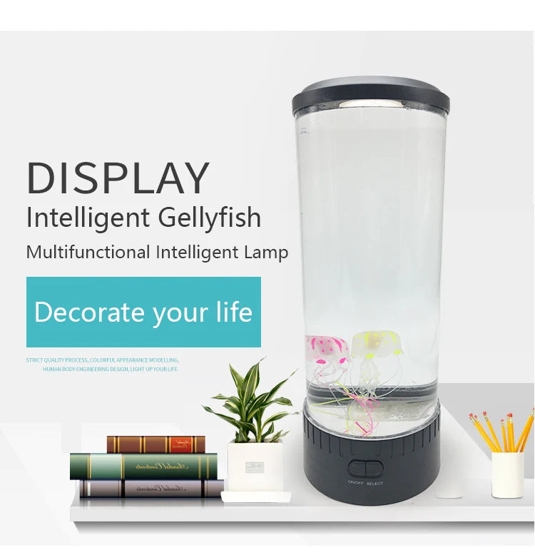 Jellyfish Lamp Color Changing Remote Control  Aquarium Tank
