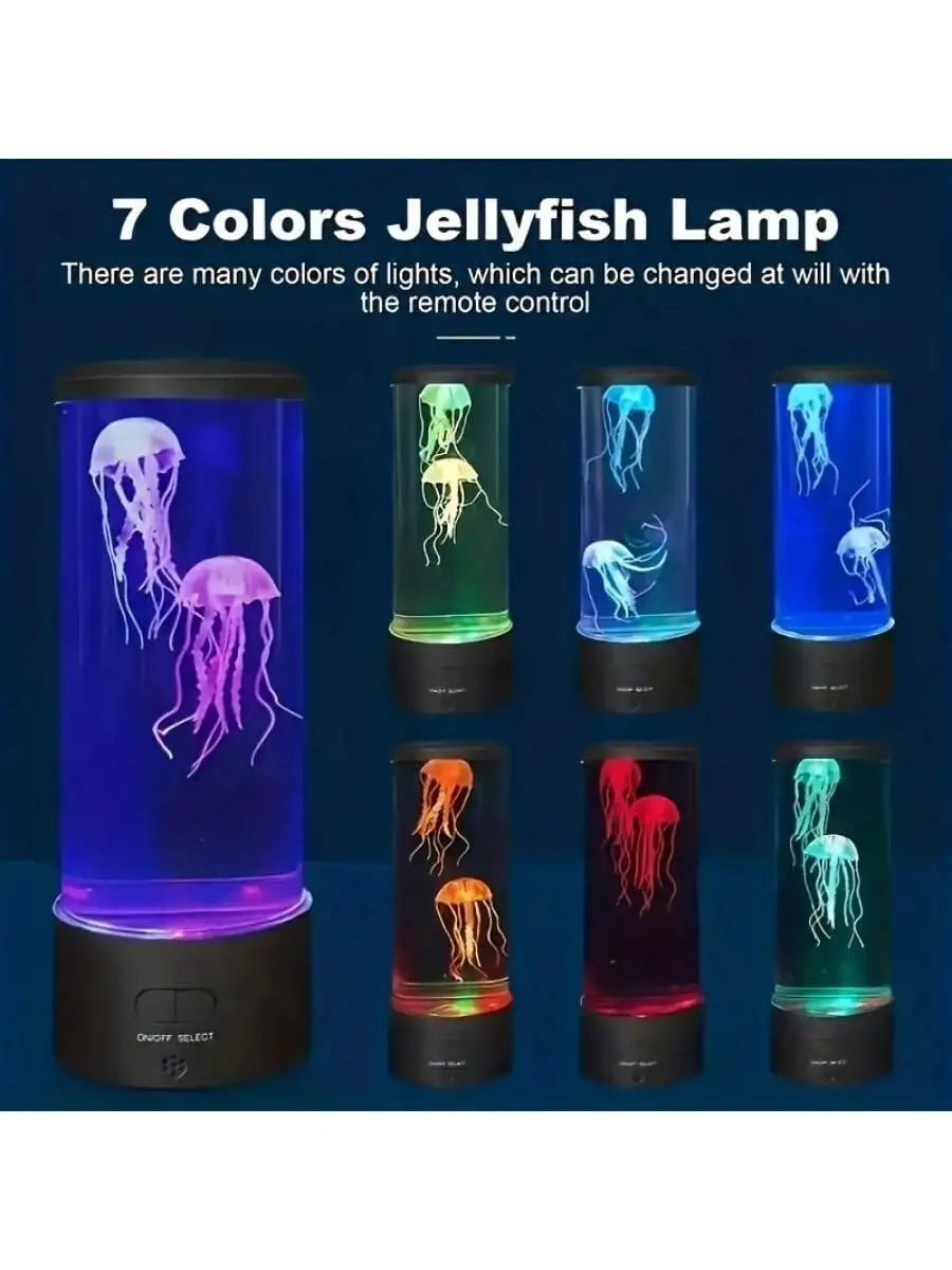 New Fantasy Desk Jellyfish Lamp 7 Color Changing  Lamp