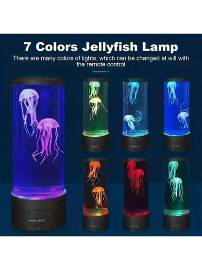 New Fantasy Desk Jellyfish Lamp 7 Color Changing  Lamp