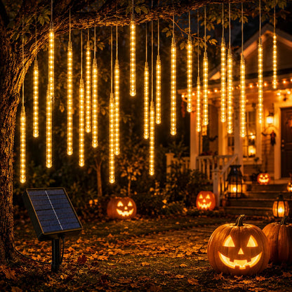Solar Meteor Shower Lights Outdoor Meteor Lights 8Tubes