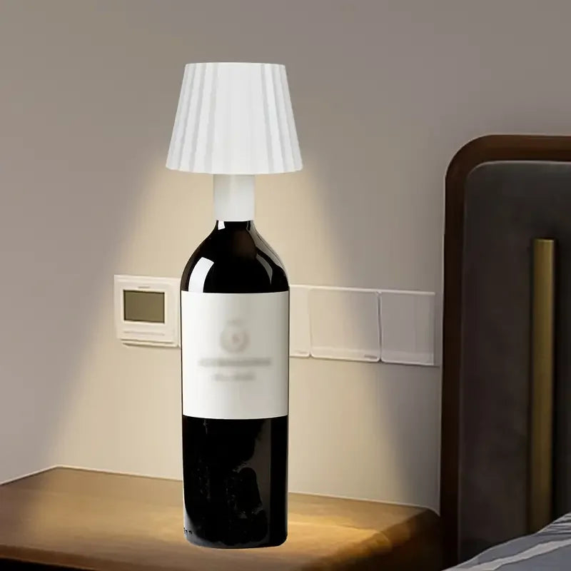 Wireless Touch Control Bottle Table Lamp with 3 Colors