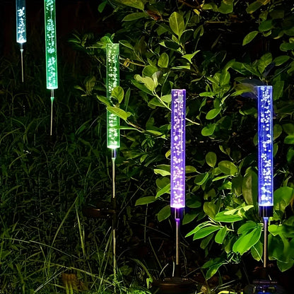 Color-Changing Solar Lights] 1pc Solar Garden Lights