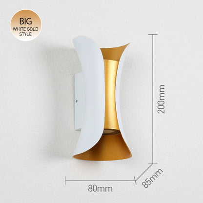 LED Wall Lamp 6W 10W Aluminum IP65 Waterproof Outdoor