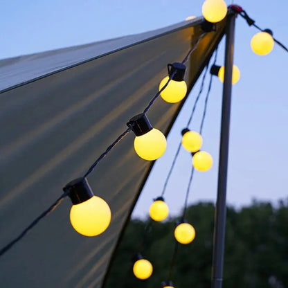 1PC LED Solar Light String Outdoor White Balls Decoration Lights