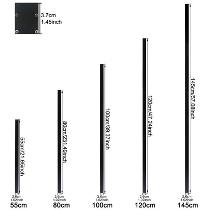 Waterproof Modern Long Strip 85-256v OutdoorDecoration