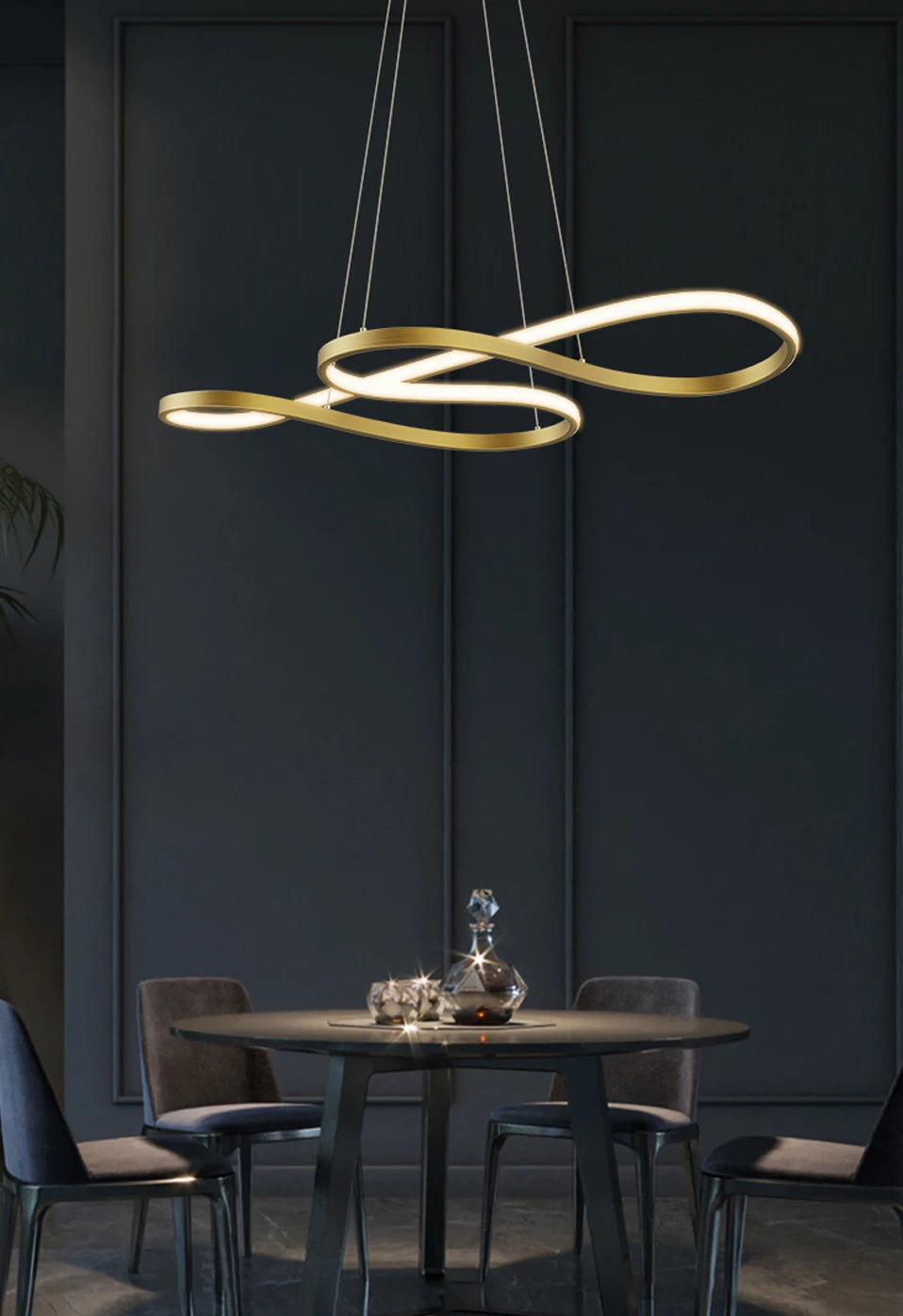 Hanging Lights Remote Dimming Kitchen Led Cord Pendant Lamp