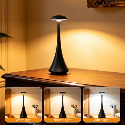 New Mushroom Table Lamp Rechargeable Wireless Touch Lamp