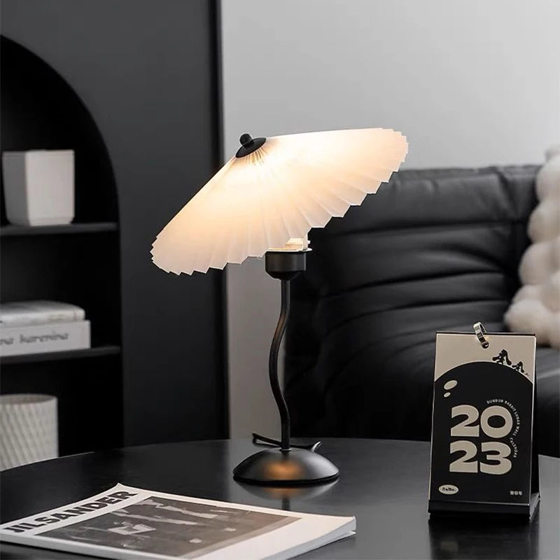 Nordic LED Desk Lamp Bedroom Bedside Living Room Retro Bar