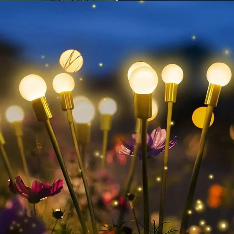 LED Solar Powered Garden Lights Firefly Lights Outdoor