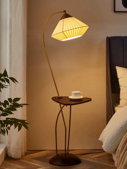 Japanese Retro Floor Lamp SofaSide Standing Lamp  Light