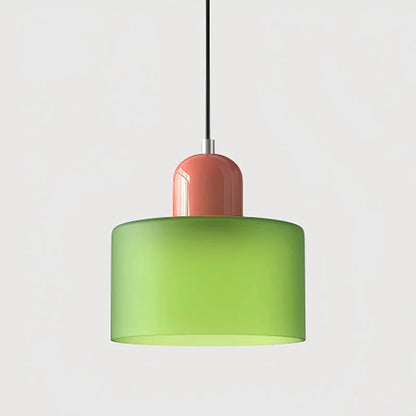 Nordic Modern Glass Bedroom Bedside Long Line Small Chandelier