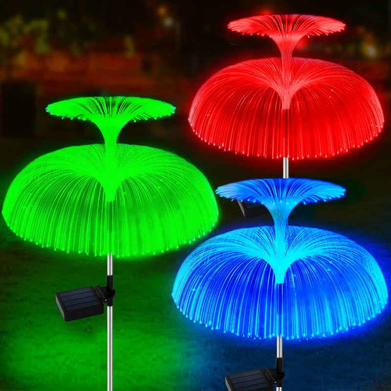 Solar LED Jellyfish Lights Outdoor Garden Decor Lawn Light