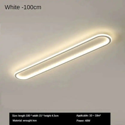 Long Strip LED Ceiling Lights Modern Simple Corridor Aisle