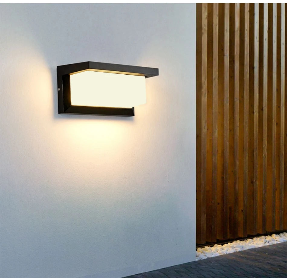 LED Outdoor Wall Lamp Waterproof IP65 Radar Sensor Ligthing