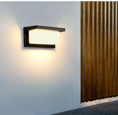 LED Outdoor Wall Lamp Waterproof IP65 Radar Sensor Ligthing