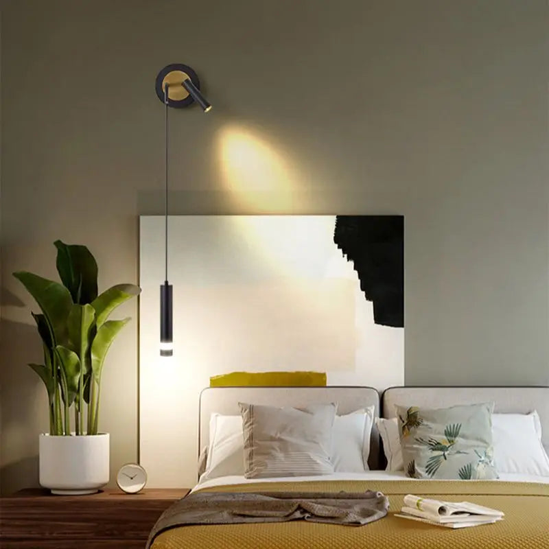 LED Wall Lamp Nordic Double Head Adjustable Wall Lights