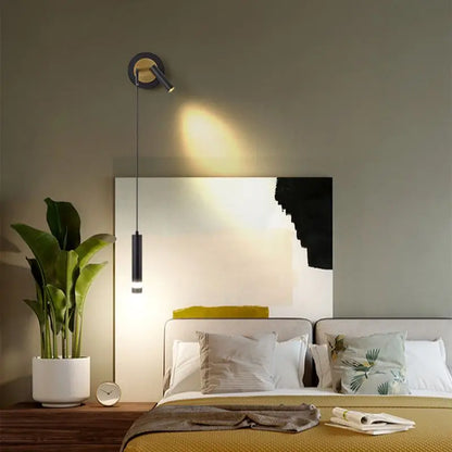 LED Wall Lamp Nordic Double Head Adjustable Wall Lights