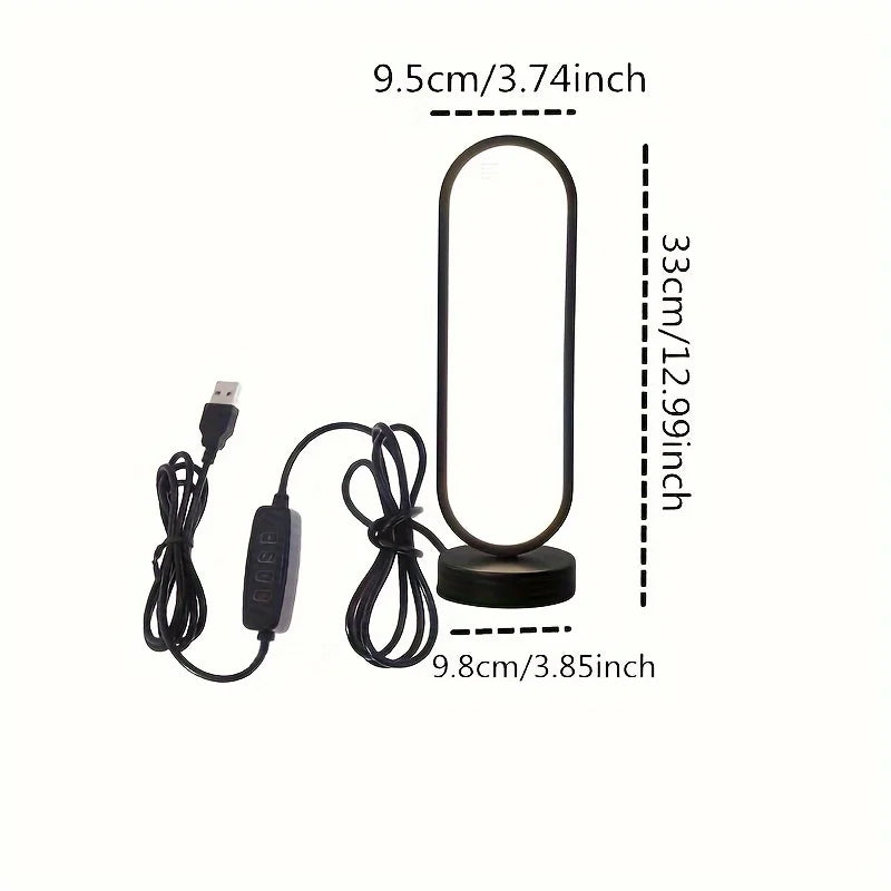 1PC Lamp Bedroom Ring Lamp Dimming LED Night Light