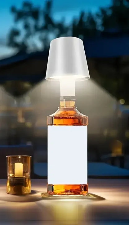 Wireless Touch Control Bottle Table Lamp with 3 Colors