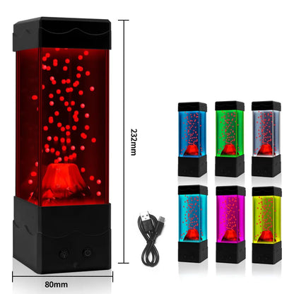 LED Lava Volcano Light Home Decoration Night Light