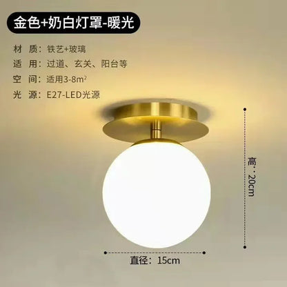 Round ball Glass Ceiling Lamps Modern Cheap