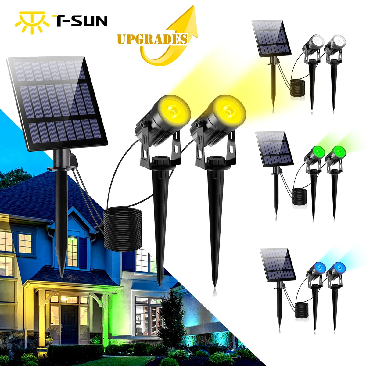 Solar Led Back Light Solar Powered Spotlight IP65 Solar LED Light Outdoor – Lamp Jellyfish