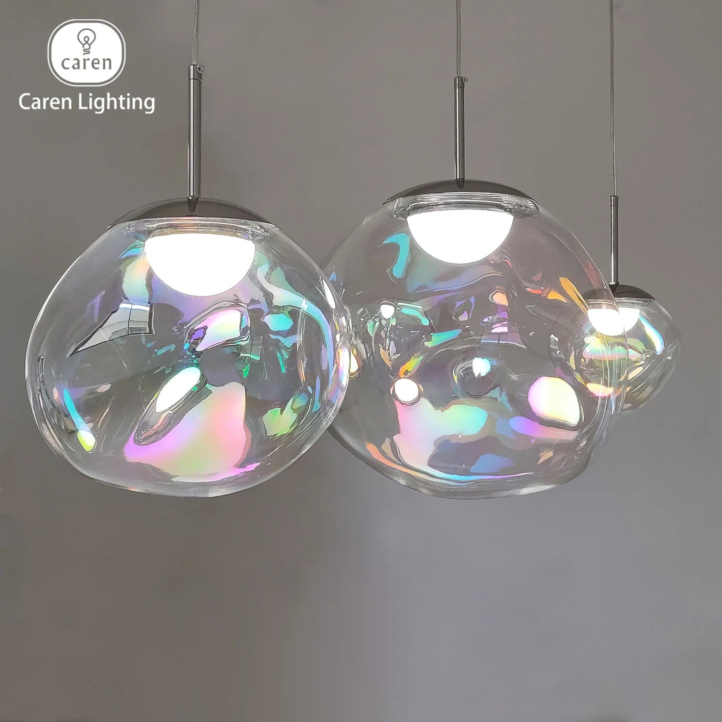 Caren Lighting Iridescence dinning Pendant PVD Rainbow