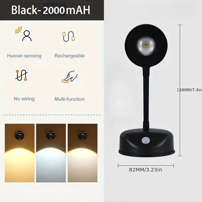 HPH USB Rechargeable Intelligent Human Sensing Wireless Wall Light