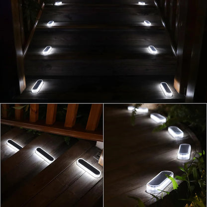 Solar Deck Lights IP68 Waterproof Outdoor Auto On/Off Lighting