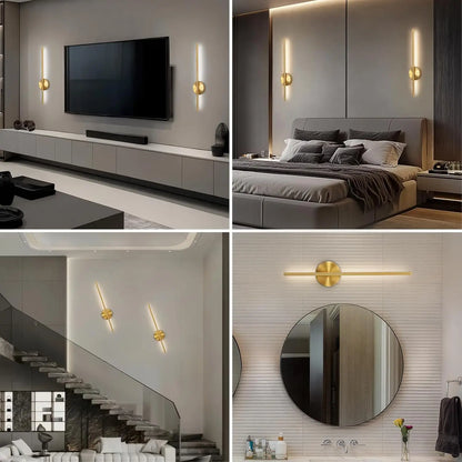 LED Rechargeable Wall Light Installation Free Wall Sconce