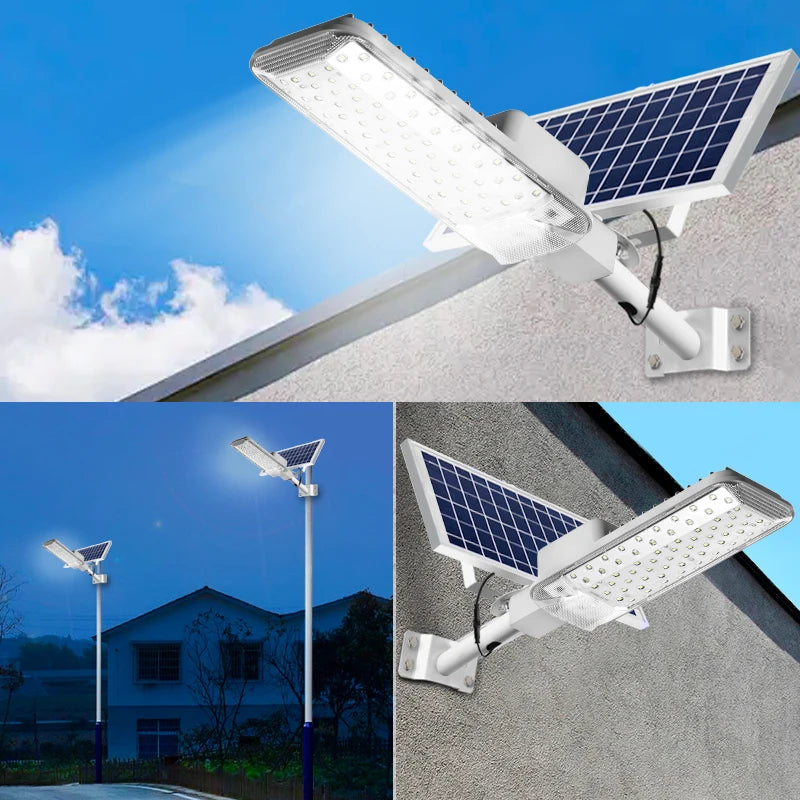 Solar Street Light Backyard Street Lamps Security Flood Lighting