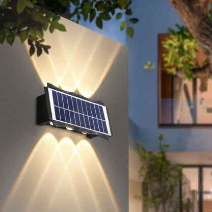 Solar Wall Light Led Courtyard Street Exterior Garden Wall Lighting