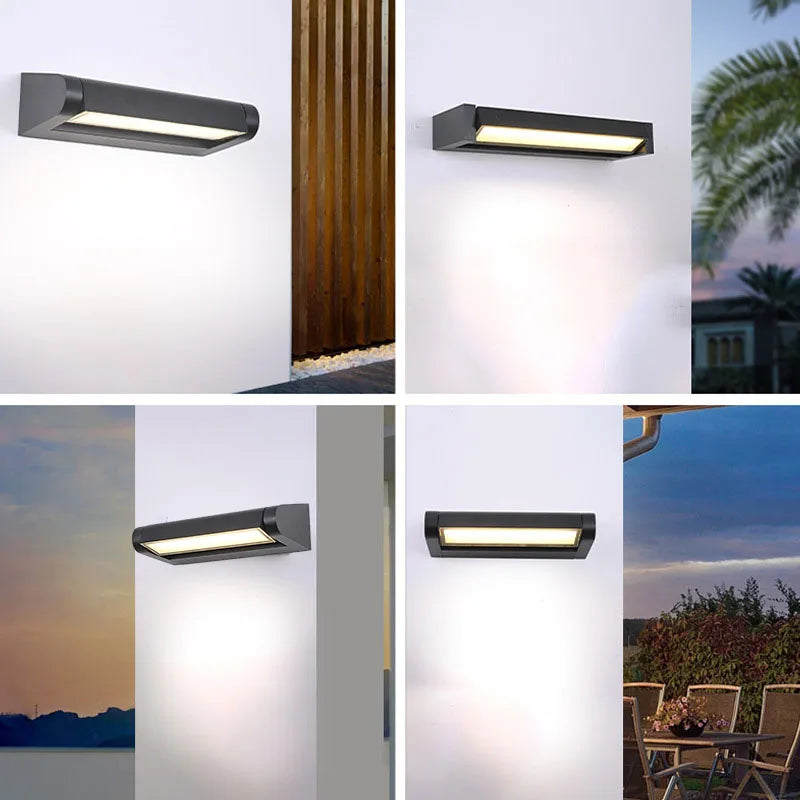 Outdoor Wall Light LED 350Adjustable Angle Waterproof Wall Lamp
