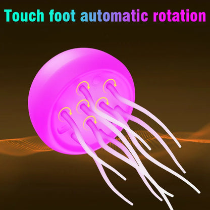 Jellyfish Cartoon LED Nihgt Light Voice Control Gradient