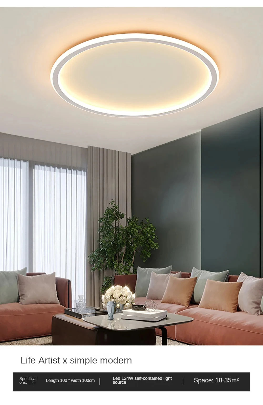 Simple Nordic Style Lighting Ceiling Lamp Lighting Decoration