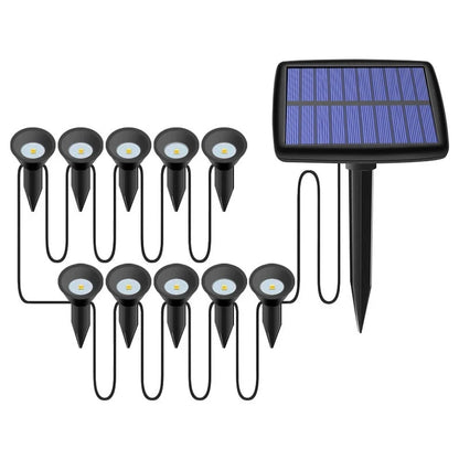 Outdoor Solar Lights Pathway Patio Lawn Ground Lamp