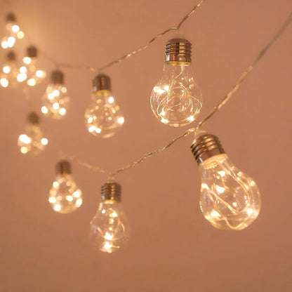 Solar Powered LED Copper Wire Hanging Lights