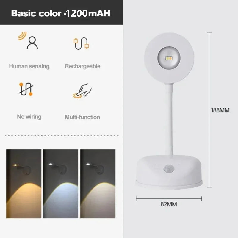 HPH USB Rechargeable Intelligent Human Sensing Wireless Wall Light