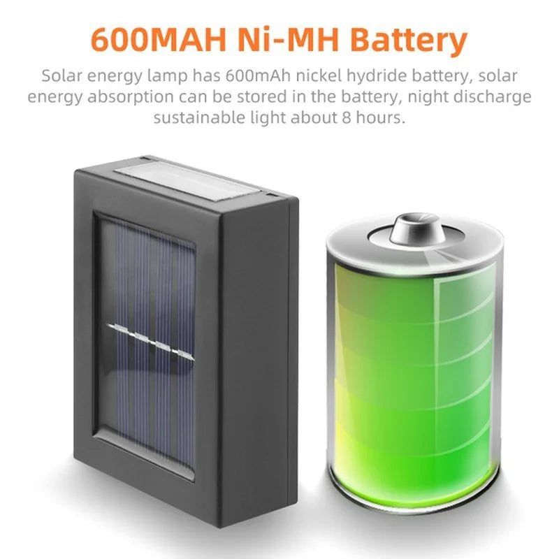 Solar Up and Down Spot Lights Outdoor, Street Wall Light Lamp
