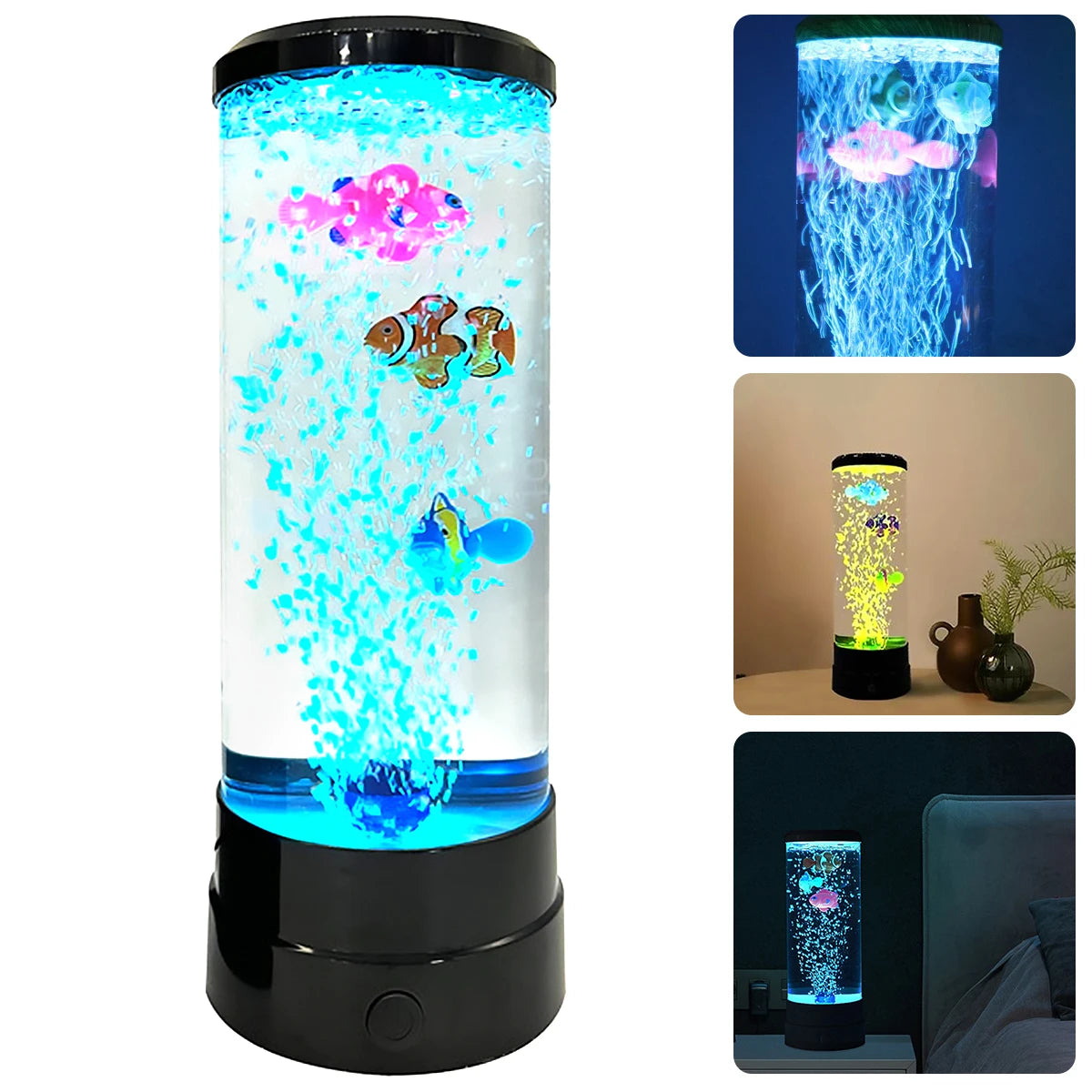 LED Fish Lamp Ambient Night Light Remote Control