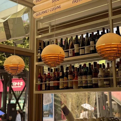 Nordic Danish Sunset Orange Restaurant Bar Pendant Lamp