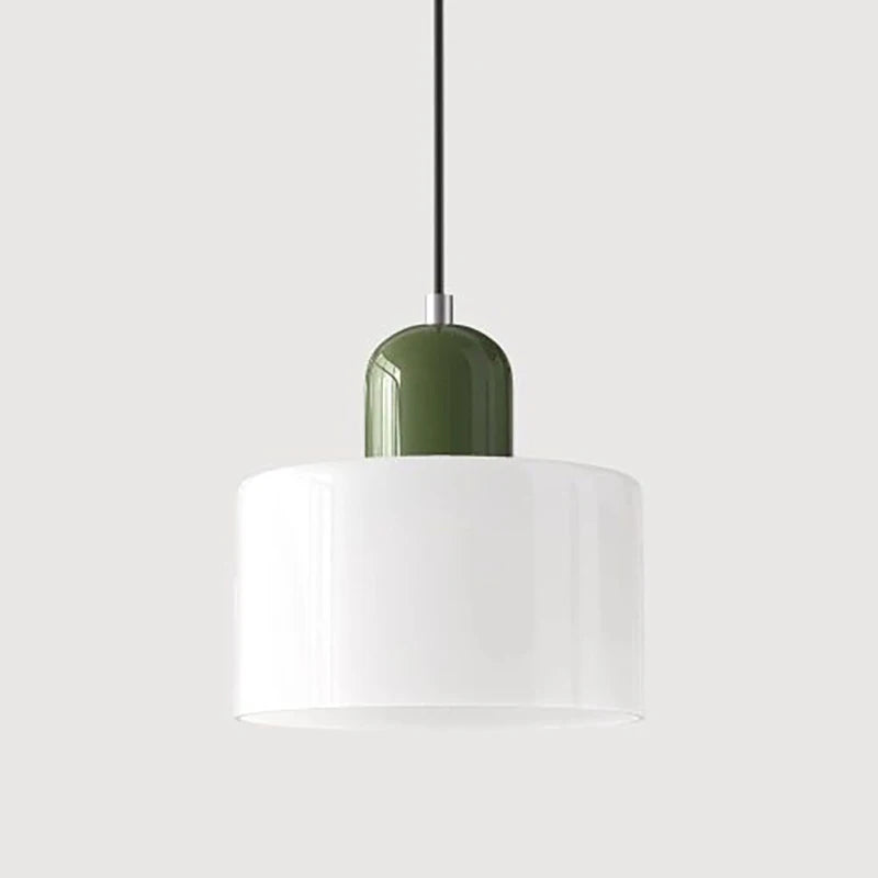 Nordic Modern Glass Bedroom Bedside Long Line Small Chandelier