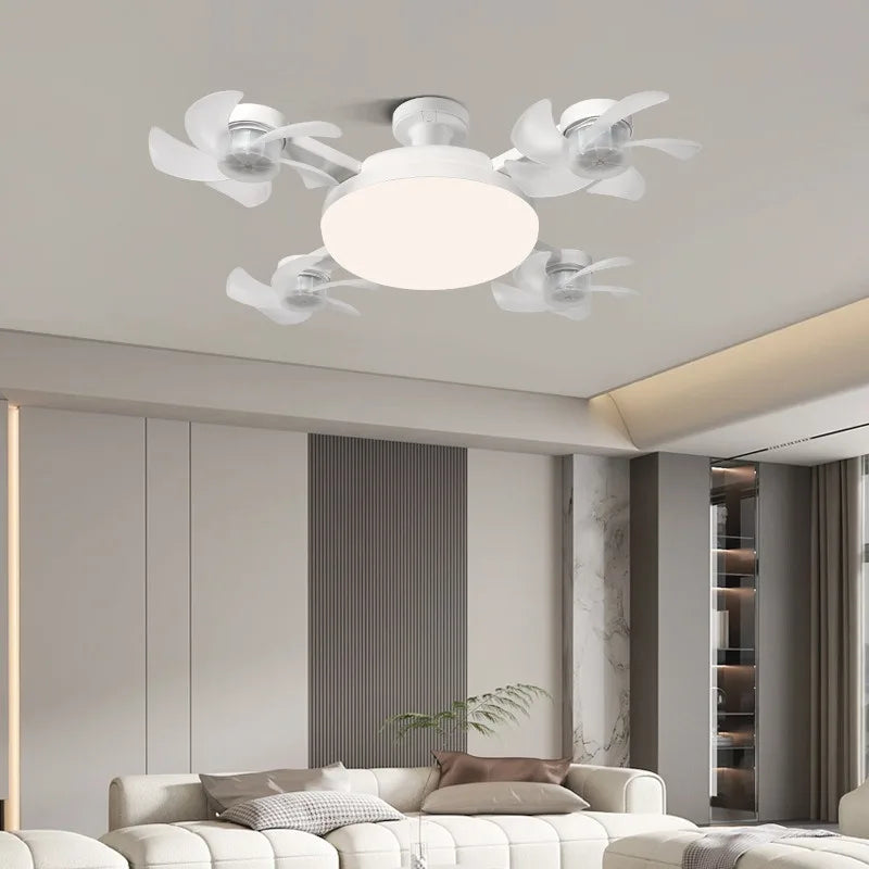 Intelligent ceiling light electric fan light Kitchen high wind power Silent