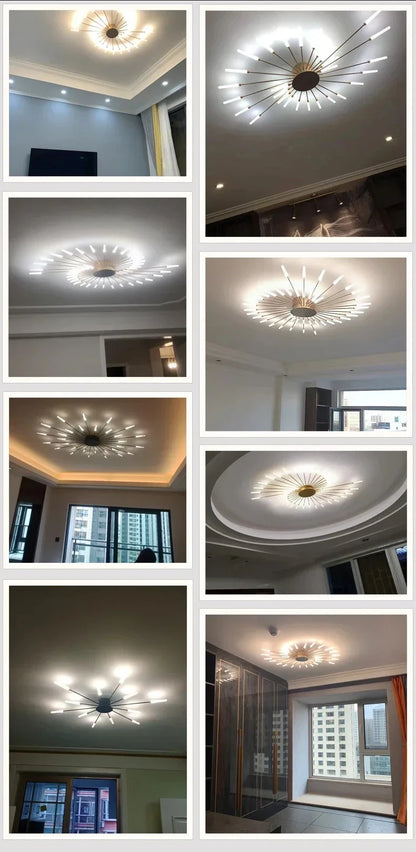 Living Room Light LED Ceiling Lamp Modern Indoor Lighting