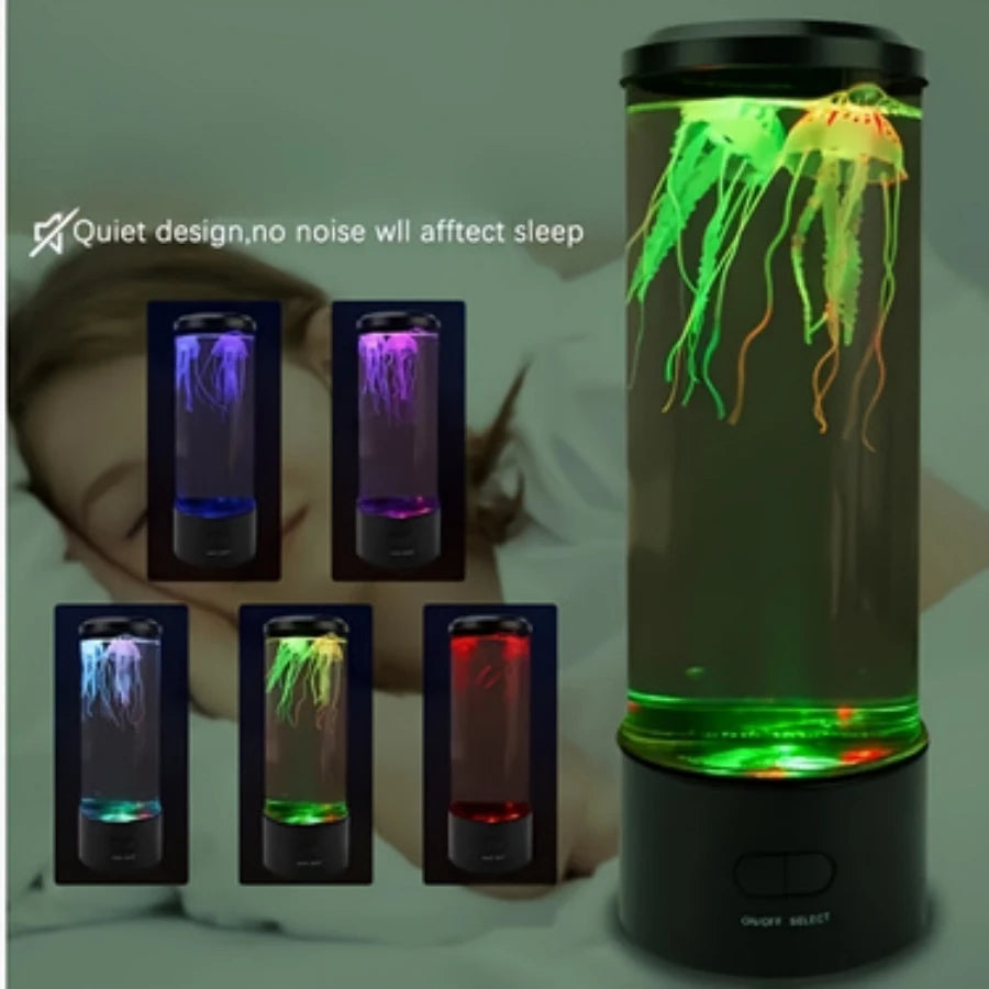 New Fantasy Desk Jellyfish Lamp 7 Color Changing  Lamp