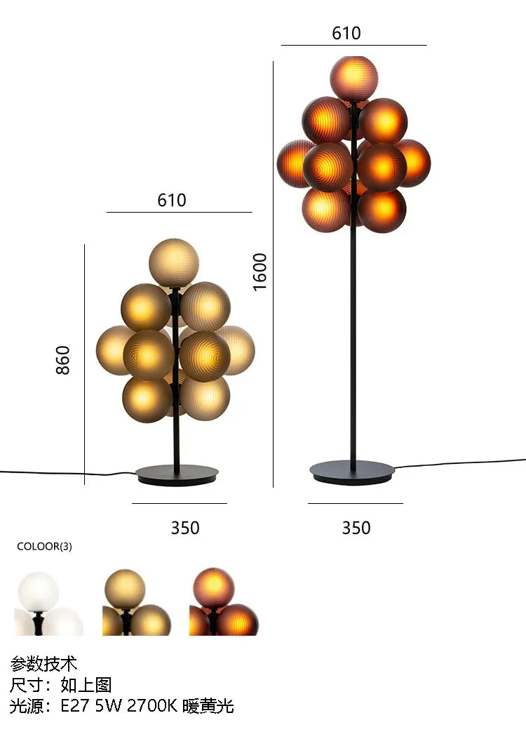 Modern Living Room Floor Lamp Sofa Side Standing Lamp
